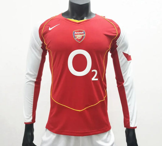 04/05 ARSENAL HOME LONG SLEEVE RETRO - Jersey Flux